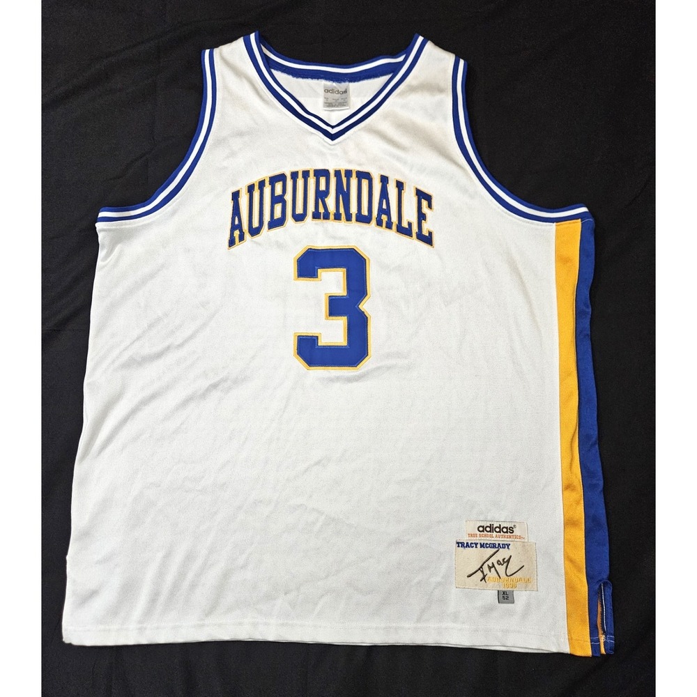 Vintage Auburndale Adidas 1996 School Authentic Tracy Mcgrady Size XL 52 Men's
